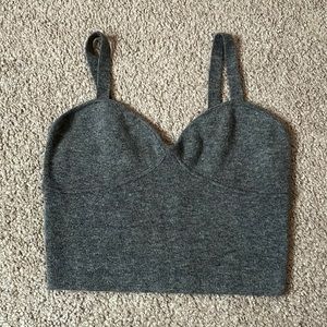 Aritzia Cropped Sweater Tank